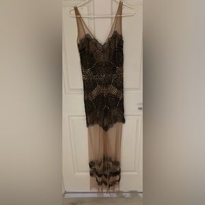 FOR LOVE AND LEMONS black maxi dress, size XS